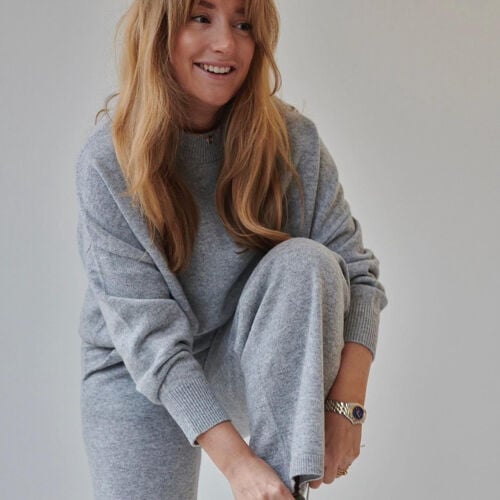 Oversized cashmere trui