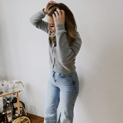 Fijn gebreid cashmere vest met ronde hals