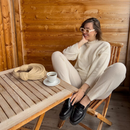 Cashmere joggingbroek