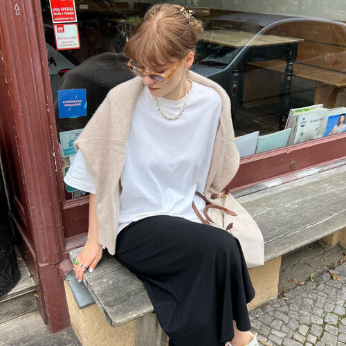 Oversized cashmere trui