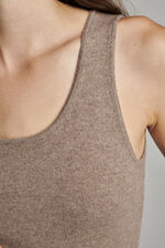 Organic cashmere round neck top image number 3