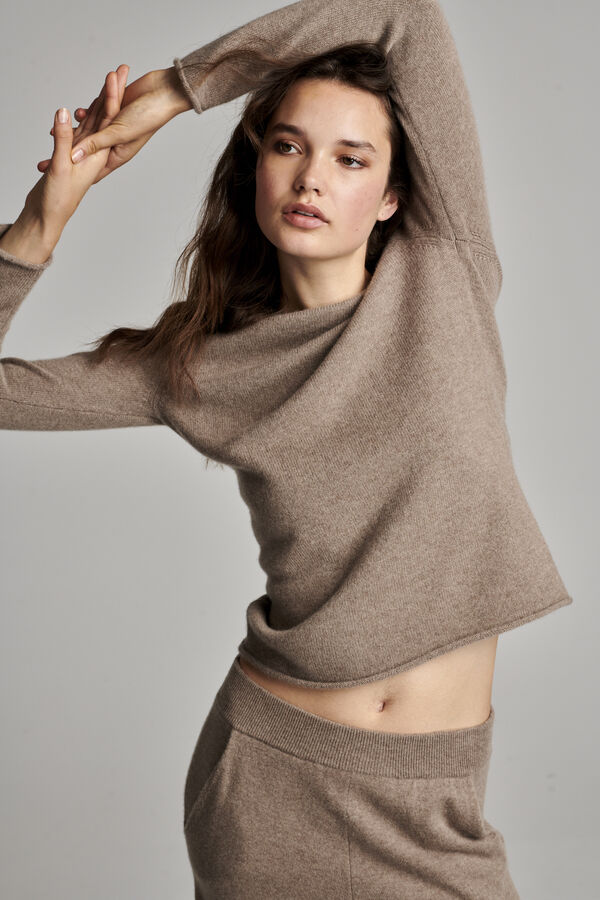 Pull basique en cachemire biologique