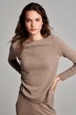 Basic trui van biologisch cashmere image number 4