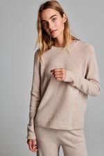 Cashmere trui met ronde hals image number 6