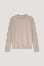 Round neck cashmere sweater image number 1