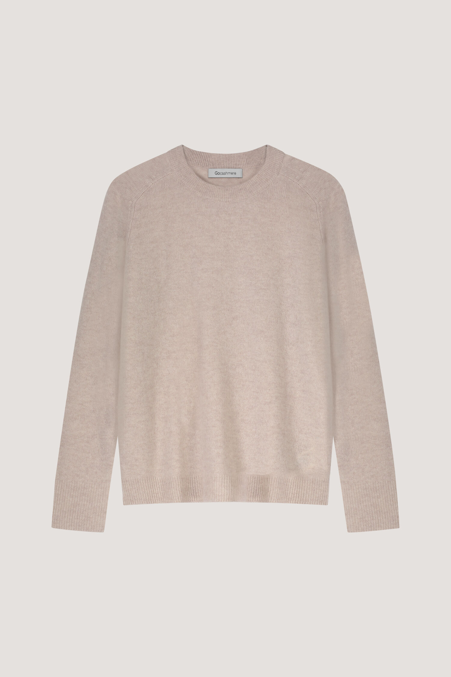 Round neck cashmere clearance sweater