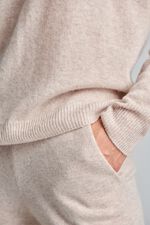 Cashmere trui met ronde hals image number 3