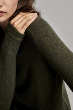 Round neck cashmere sweater image number 5