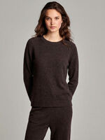 Round neck cashmere sweater image number 4