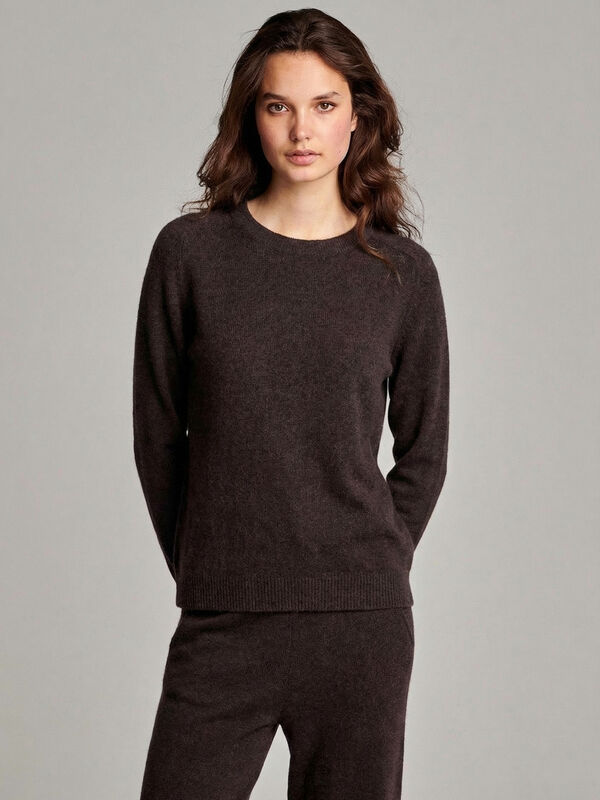 Rundhals-Pullover aus Bio-Kaschmir image number 4