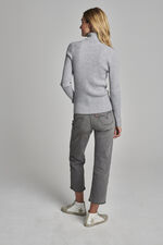 Organic cashmere turtleneck sweater image number 4