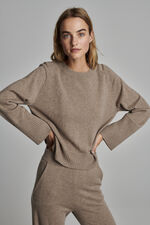 Casual fit cashmere trui image number 10