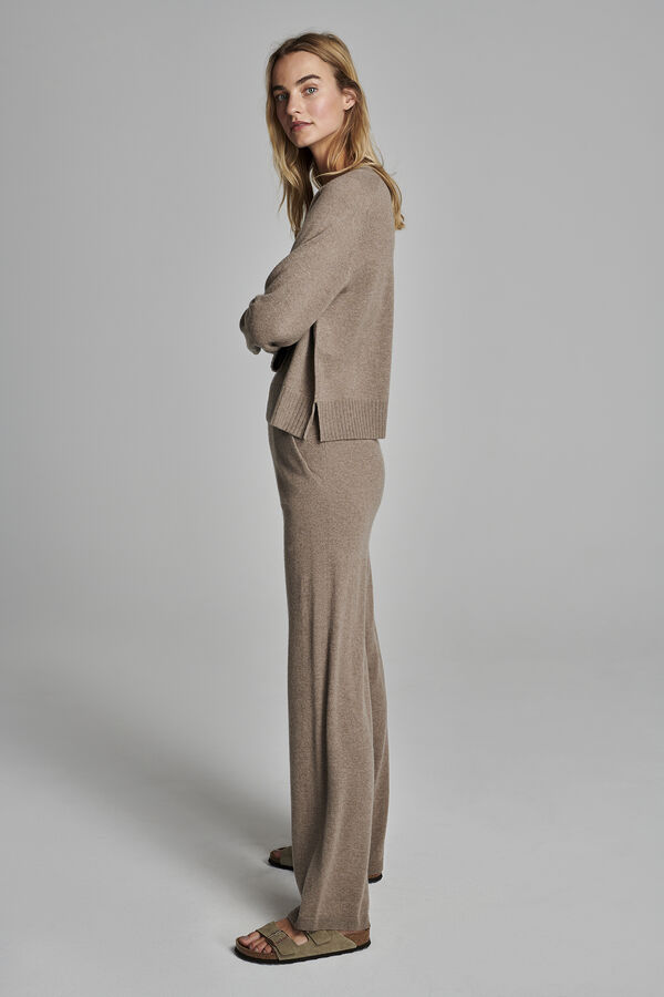 Casual fit cashmere trui image number 2