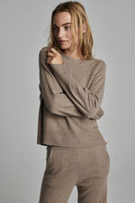 Casual fit cashmere trui image number 6