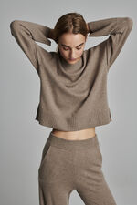 Casual organic cashmere sweater image number 9