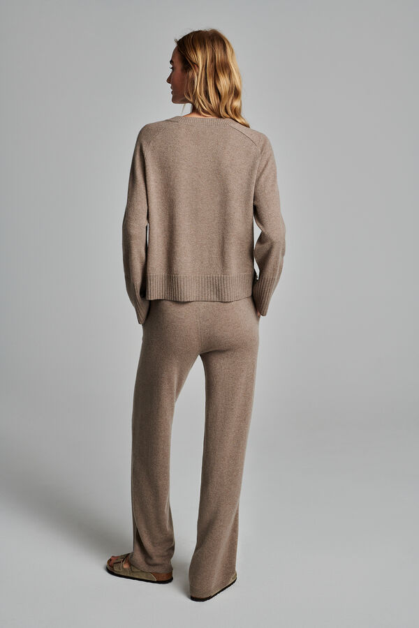 Casual fit cashmere trui image number 8