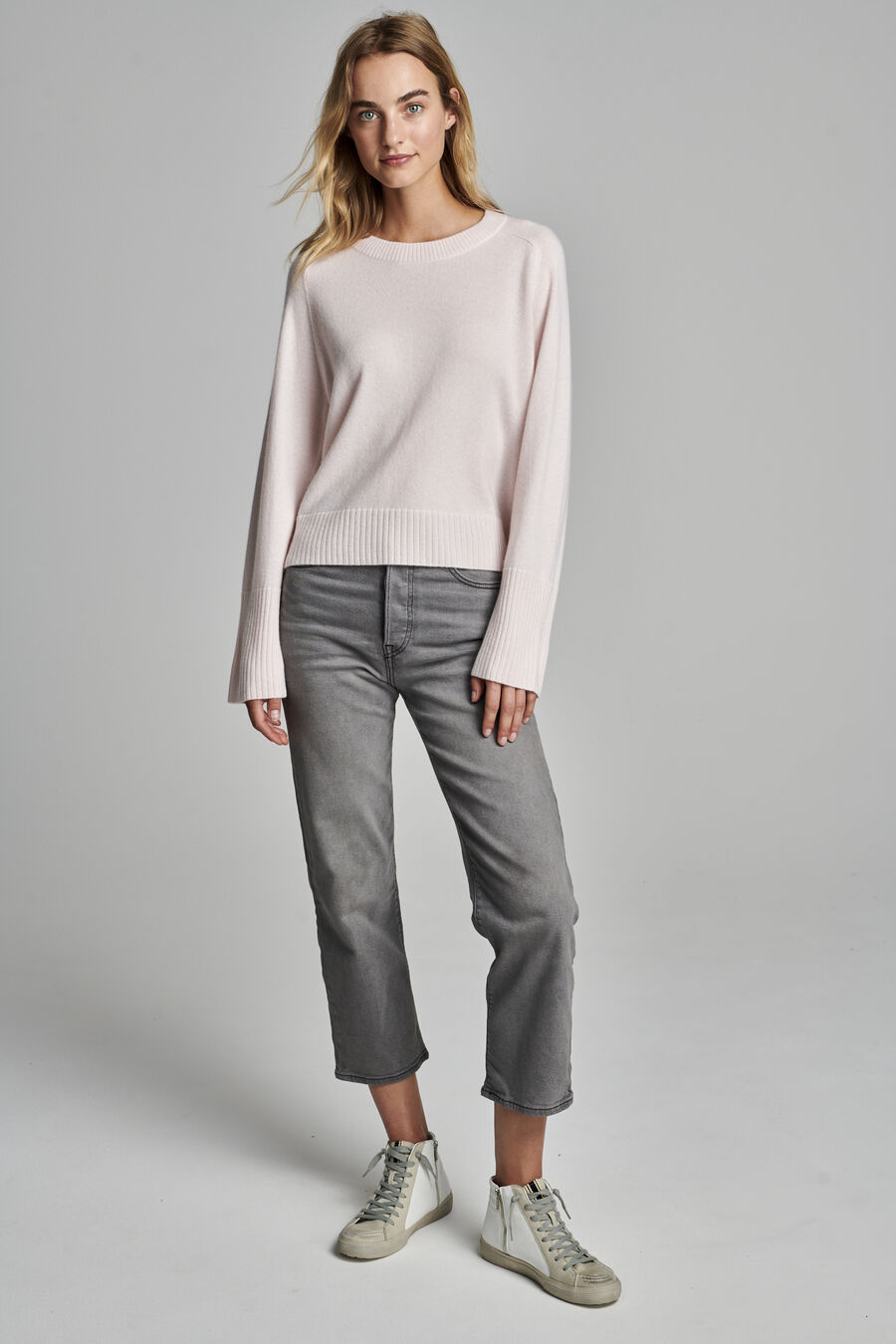 Lässiger Kaschmir-Pullover image number 8