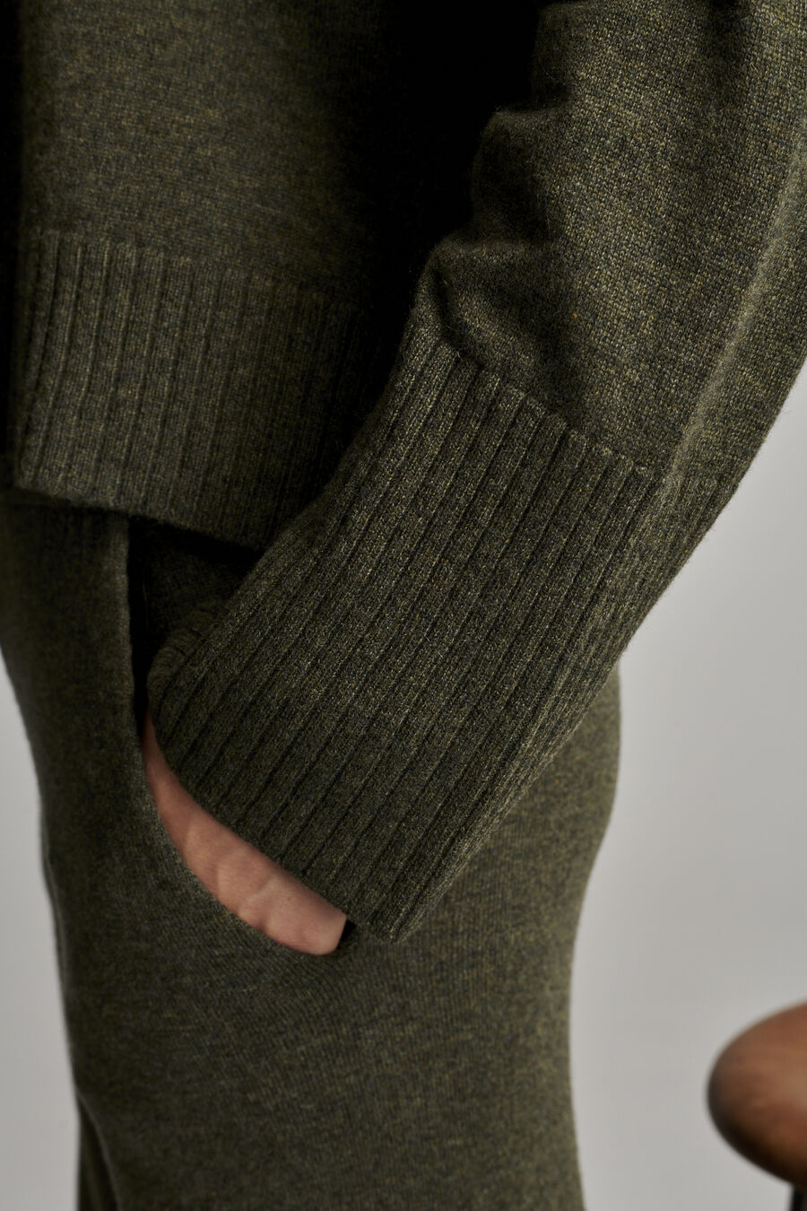 Pull décontracté en cachemire biologique image number 1