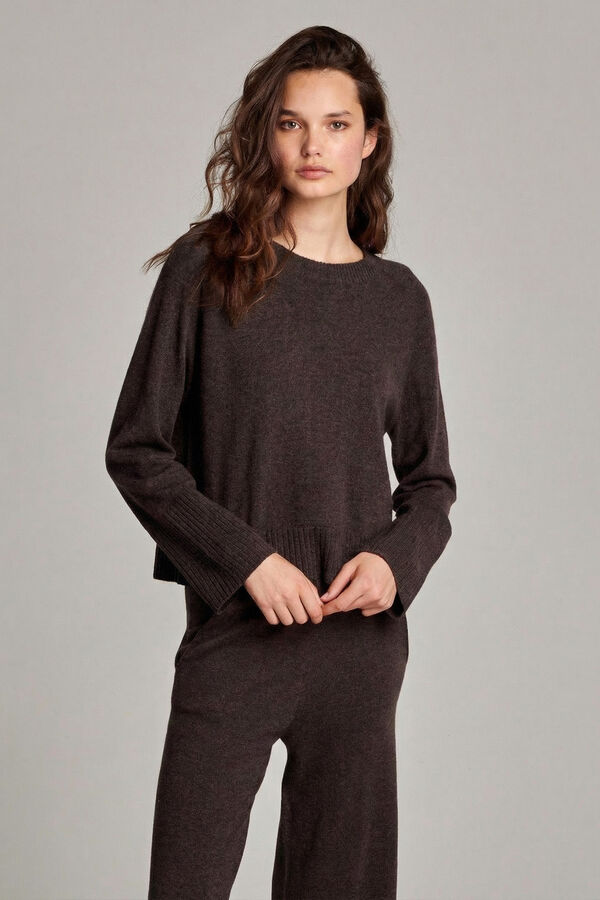 Leichter Kaschmirpullover mit Rundhalsausschnitt image number 7