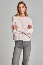 Cashmere trui met vleermuismouwen image number 6