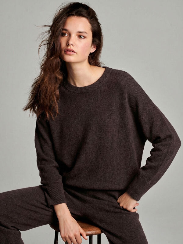 Batwing cashmere sweater