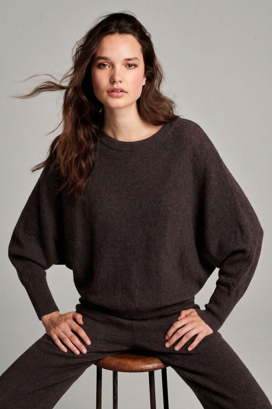 Batwing Kaschmir-Pullover image number 2