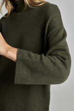 Organic cashmere sweater with stand collar image number 13