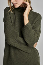 Organic cashmere sweater with stand collar image number 14