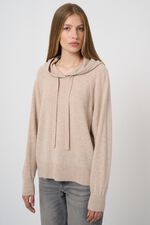 Hoodie made of organic cashmere image number 1