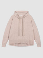 Hoodie made of organic cashmere image number 1