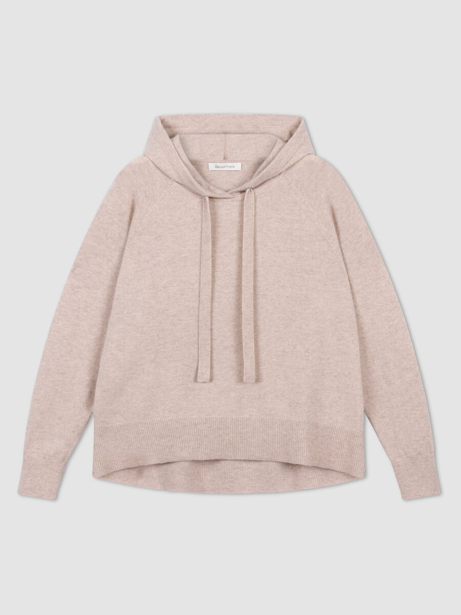 Kapuzenpulli aus Bio-Kaschmir image number 1