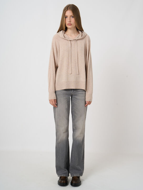 Hoodie made of organic cashmere image number 5
