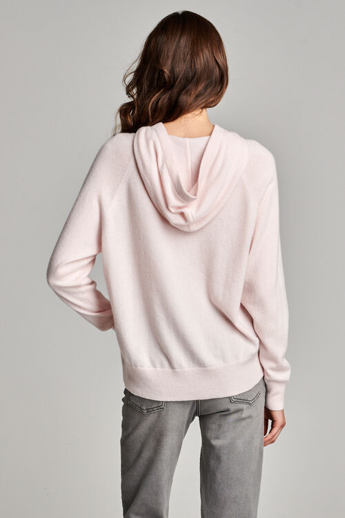 Hoodie made of organic cashmere