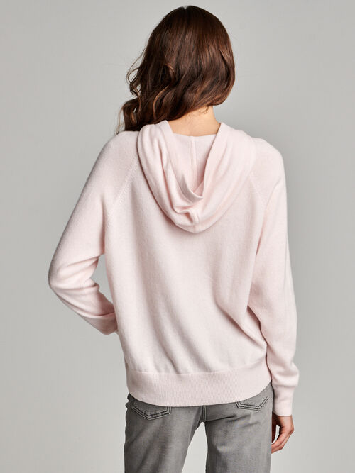 Hoodie made of organic cashmere