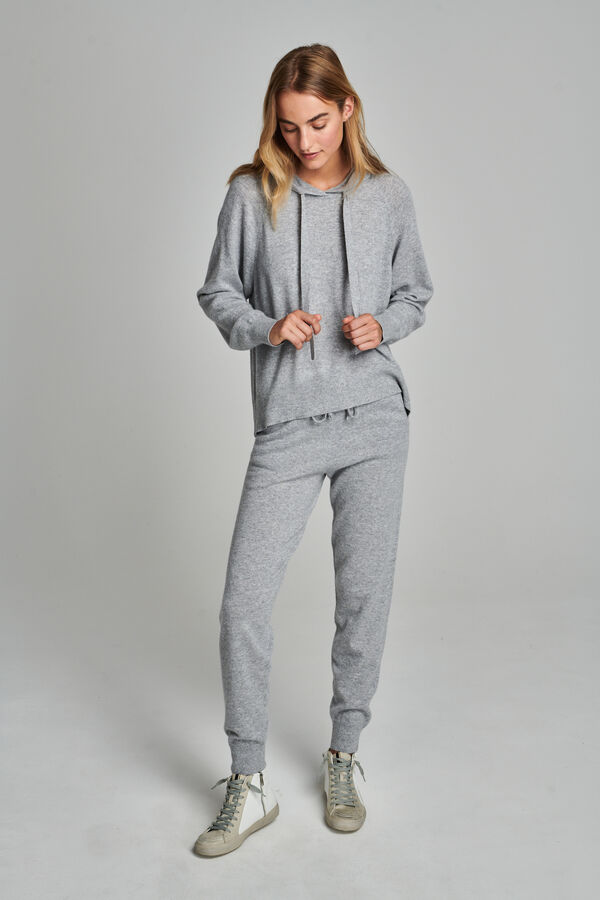 Gebreide hoodie van biologisch cashmere image number 3
