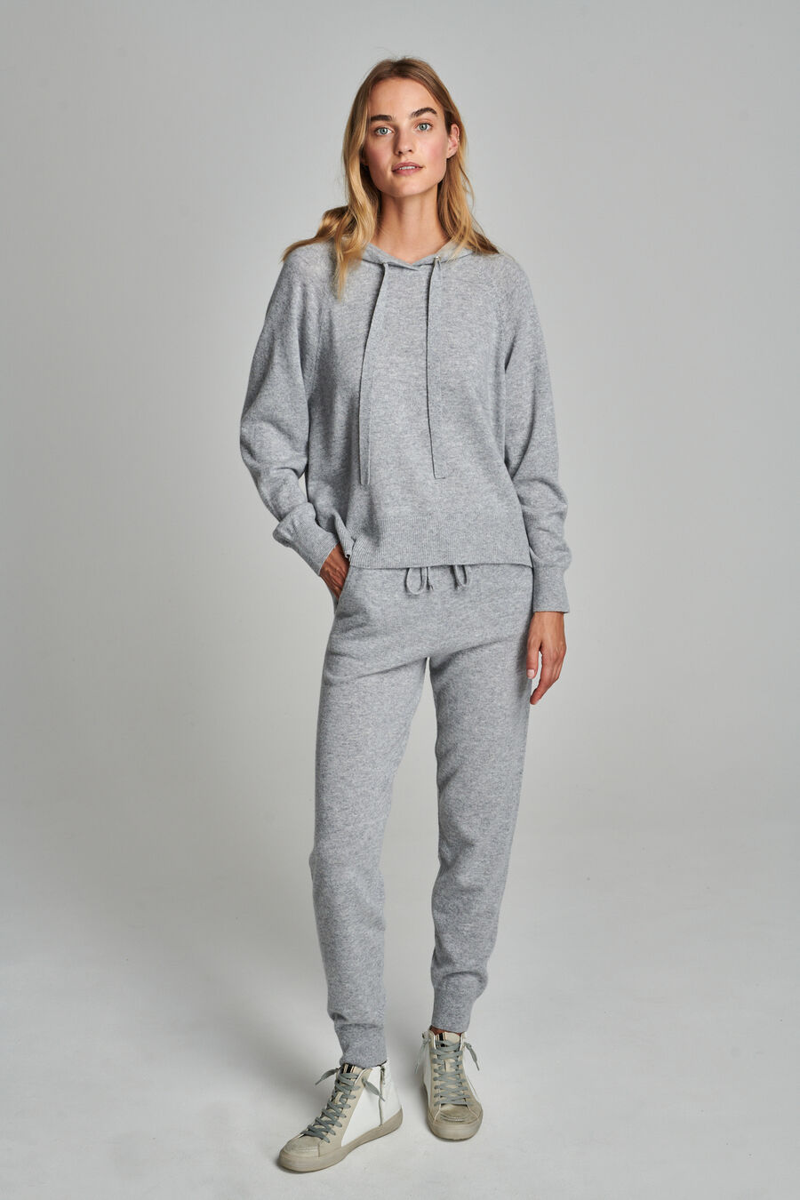 Gebreide hoodie van biologisch cashmere image number 5
