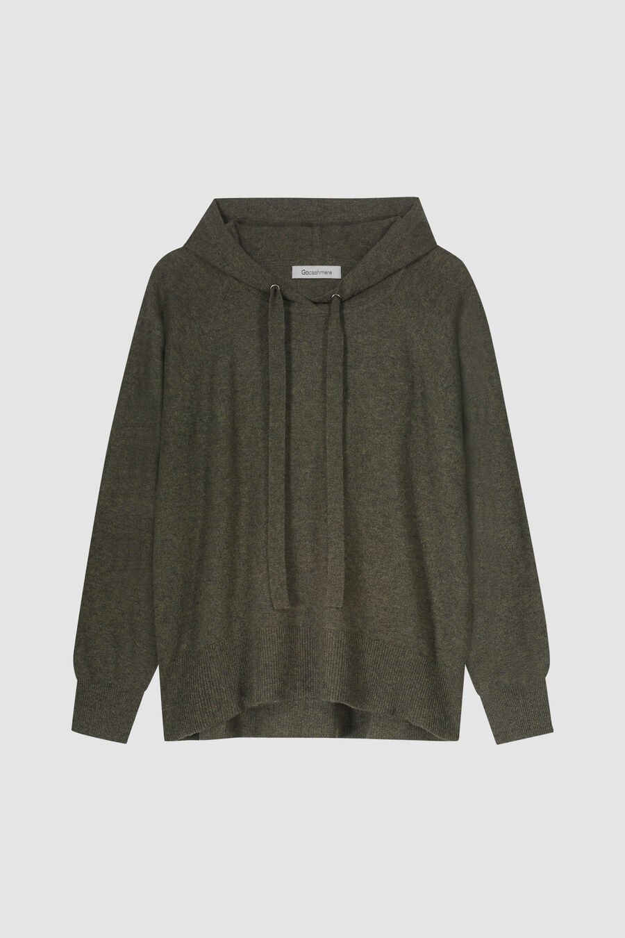 Gebreide hoodie van biologisch cashmere image number 1