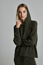 Hoodie made of organic cashmere image number 4