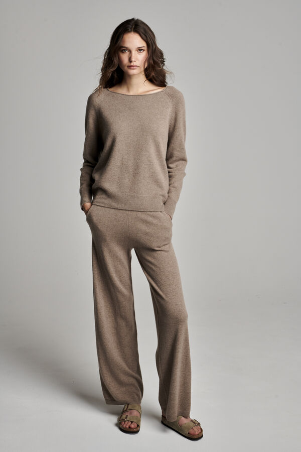 Pull à bateau en cachemire biologique image number 3