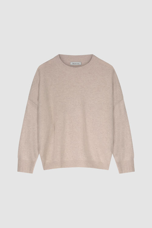 Oversized cashmere trui