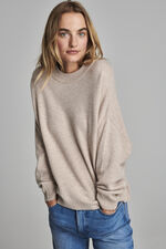 Oversized organic cashmere sweater image number 3