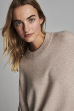 Oversized organic cashmere sweater image number 4