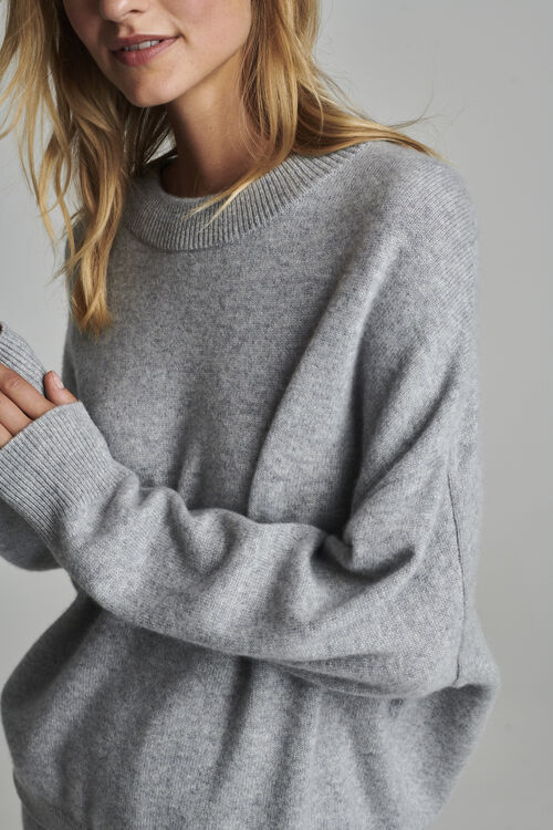 Oversized cashmere trui