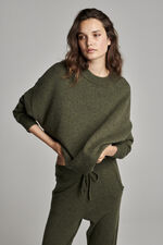 Oversized organic cashmere sweater image number 1