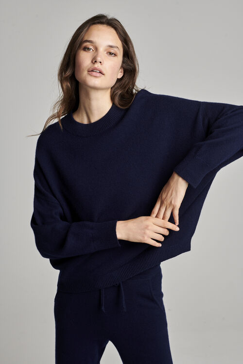 Oversized cashmere trui