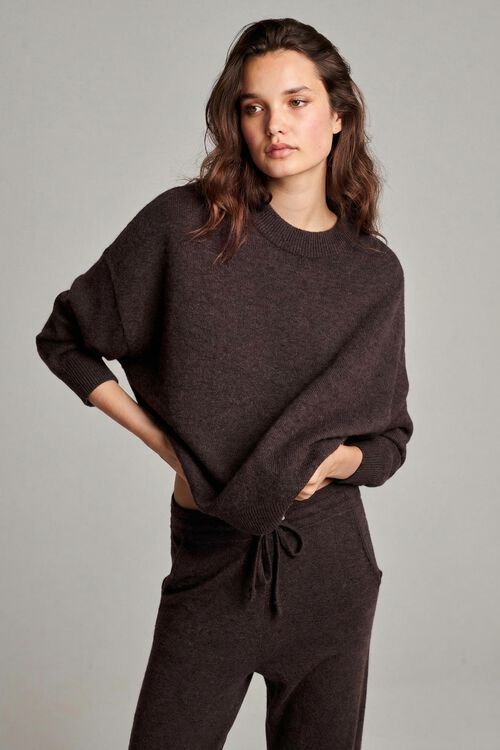 Oversized cashmere trui