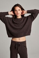 Oversized organic cashmere sweater image number 3