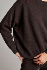 Oversized organic cashmere sweater image number 4