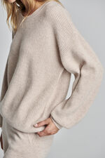 Chunky knit cashmere sweater image number 3