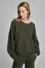 Chunky knit cashmere sweater image number 1